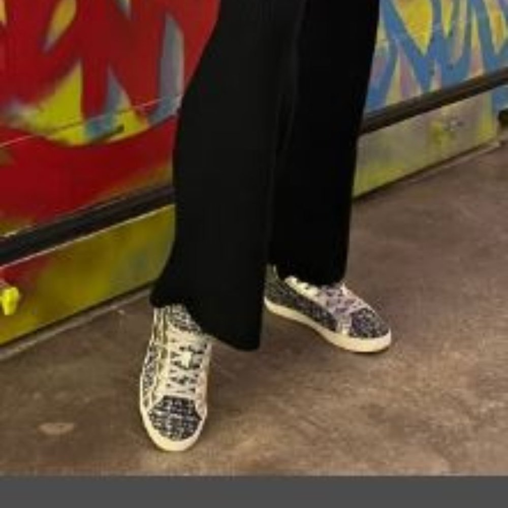 Tweed sneakers